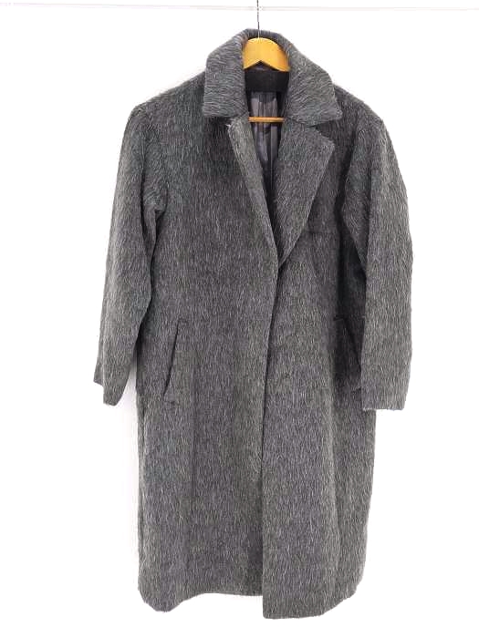 SLY(スライ) SHAGGY CHECK OVER COAT レディース  2