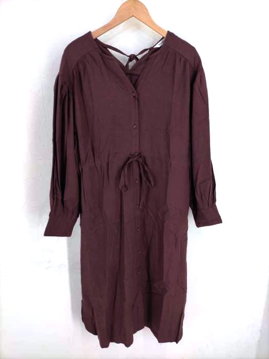 moussy(マウジー) TUCK SLEEVE SHIRT DRESS レディース  FREE