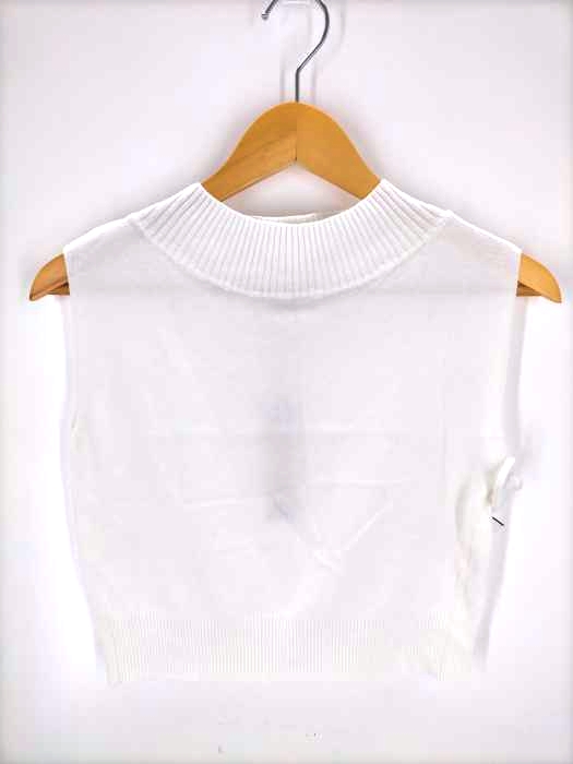 LeoryEBLOA(レオリーエブロア) シンプルショートニットTOP レディース  FREE