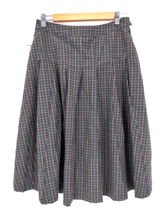 Stussy(ステューシー) チェック バイカラー プリーツスカート Mix Plaid Pleated Skirt レディース  5