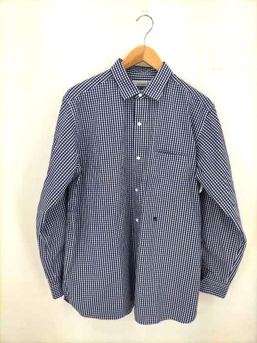 nanamica(ナナミカ) Regular Collar Stripe Wind Shirt メンズ JPN：S