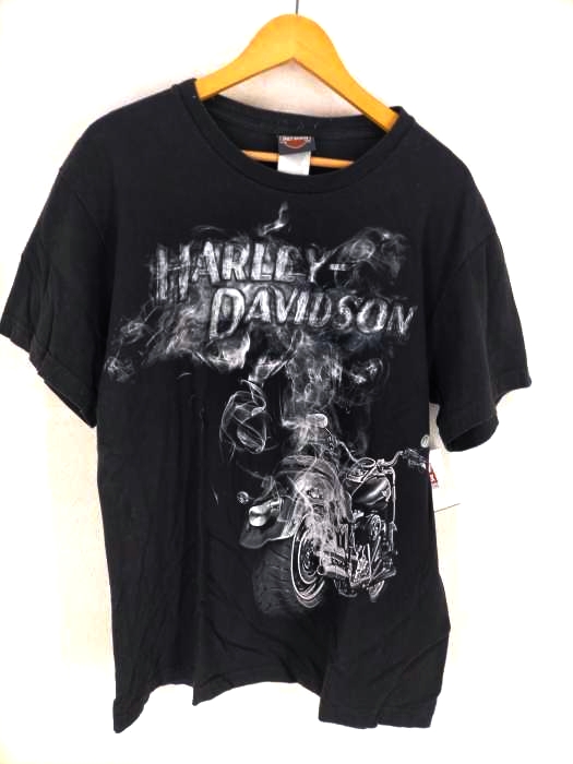 HARLEY-DAVIDSON(ハーレーダビッドソン) プリントクルーネックTシャツ メンズ JPN：L
