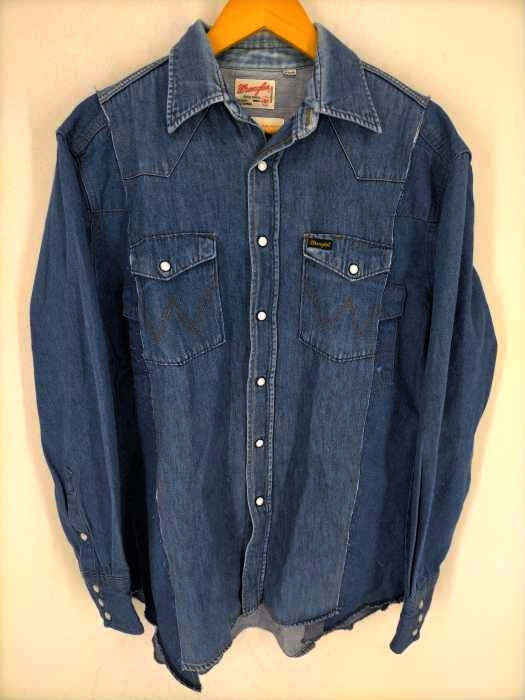 Wrangler(ラングラー) EUREKA THE CURATION MARKET デニムウエスタンシャツ メンズ JPN：M