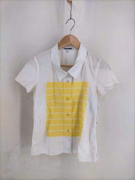 ジルサンダー JIL SANDER ストライププリントシャツ レディース FR:36
