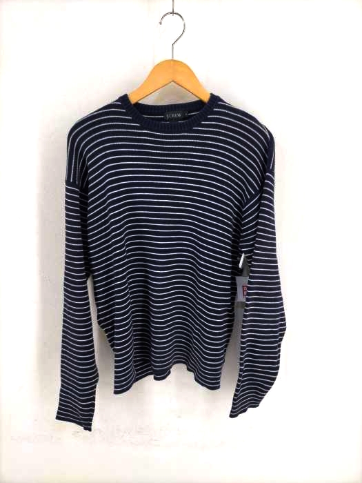 J.CREW(ジェイクルー) ボーダーニット メンズ import：M