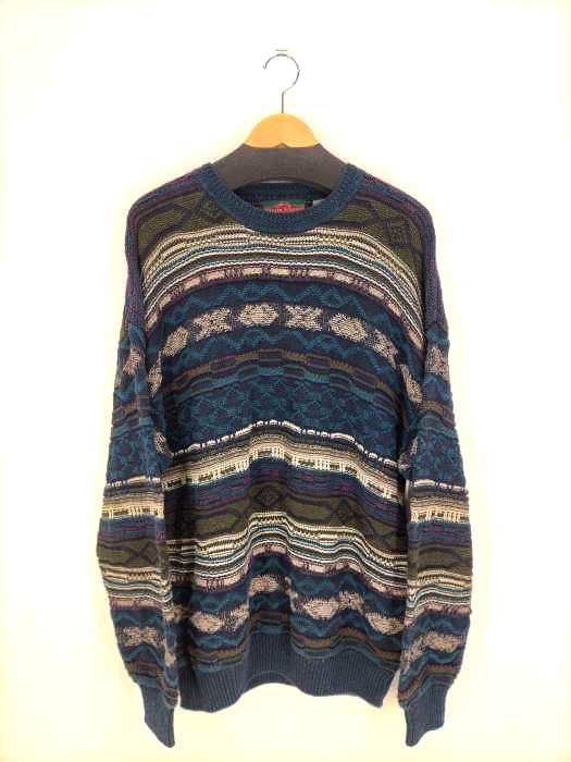 USED古着(ユーズドフルギ) {{Stone Haven}} 90s 3D編み ニット メンズ  L
