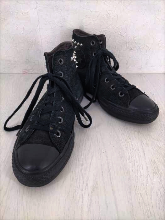 コンバース CONVERSE スタッズ装飾スウェードオールスターハイ レディース JPN：24