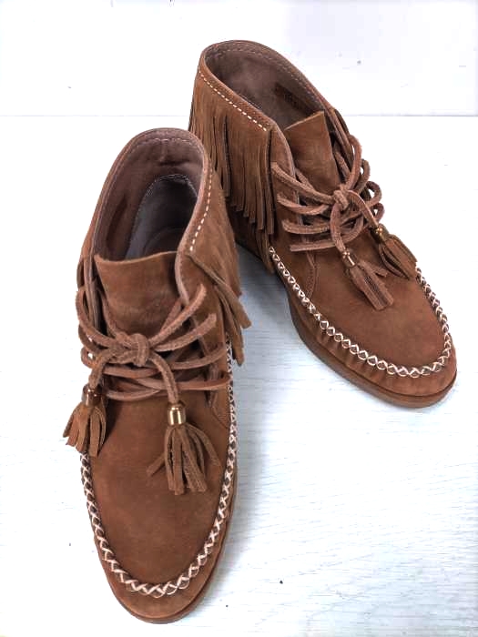 アグ UGG ヌバック CALEB ケーレブ フリンジモカシン レディース JPN：23