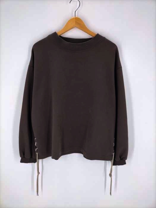 キャスパージョン CASPER JOHN  Side Lace Mockneck Balloon Sweat/サイドレースモックネックバルーンスウェット メンズ JPN：M