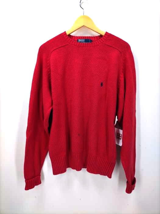 ポロバイラルフローレン Polo by RALPH LAUREN ポニー刺繍 コットンニット メンズ JPN：L