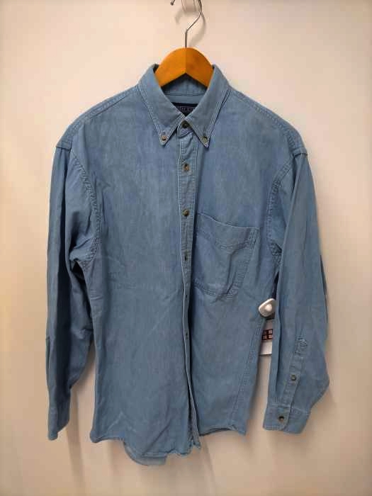 ランズエンド LANDS END USA製 デニムDBシャツ メンズ  S