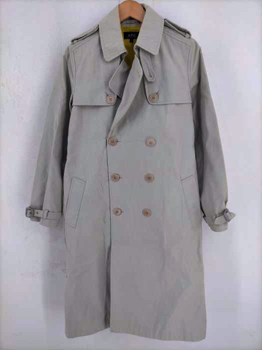 アーペーセー A.P.C. 90S フランス製 エポレット付き トレンチコート レディース import：S