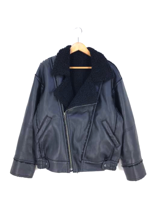 マウジー moussy 21AW FAUX LEATHER BONDING ジャケット レディース JPN：2
