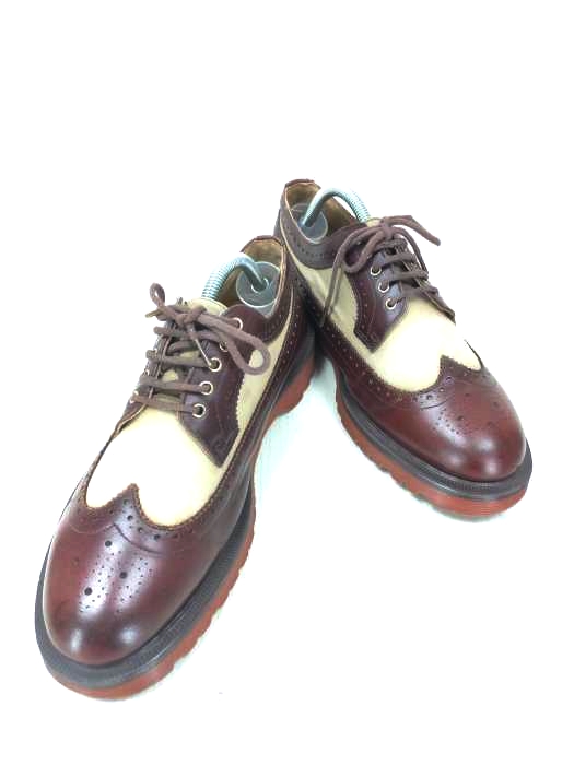 ドクターマーチン Dr.Martens 素材切替 ウィングチップ ドレスシューズ メンズ  UK8