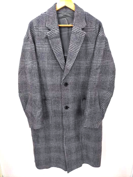 ジャーナルスタンダードトライセクト JOURNAL STANDARD TRISECT GLEN CHECK LONG CHESTER COAT メンズ JPN：L