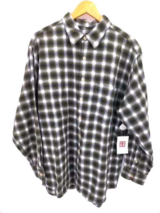 ジェイクルー J.CREW 90S 巨人タグ オンブレチェックシャツ メンズ import：L