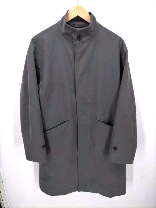 ユナイテッドアローズグリーンレーベルリラクシング UNITED ARROWS green label relaxing フラノスタンドカラーコート メンズ JPN：S