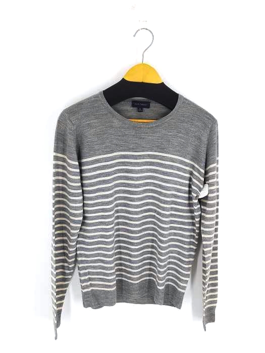 ジョンスメドレー JOHN SMEDLEY ウールボーダーニット メンズ import：M