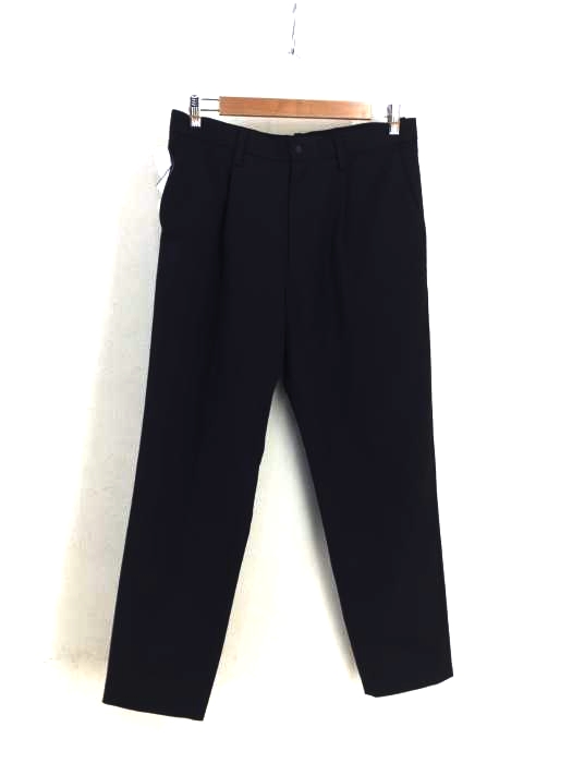 1LDK STAND(ワンエルディーケースタンド) 1 PLEAT TAPERED EASY SLACKS メンズ JPN：L