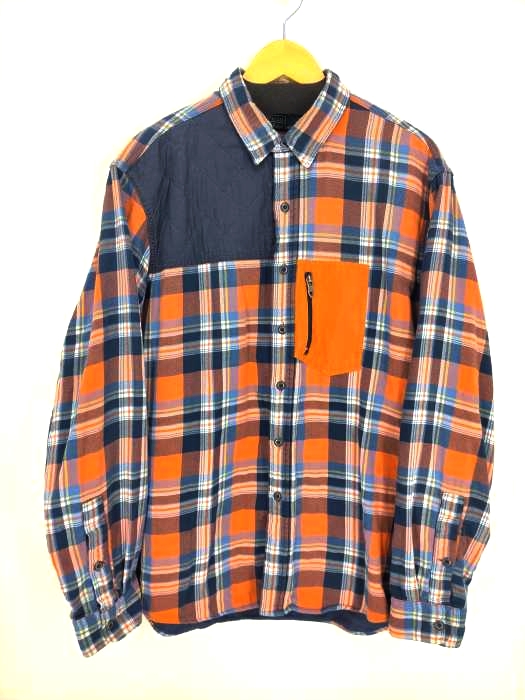 Polo by RALPH LAUREN(ポロバイラルフローレン) キルティングヨークチェック切替チェックシャツ メンズ XL