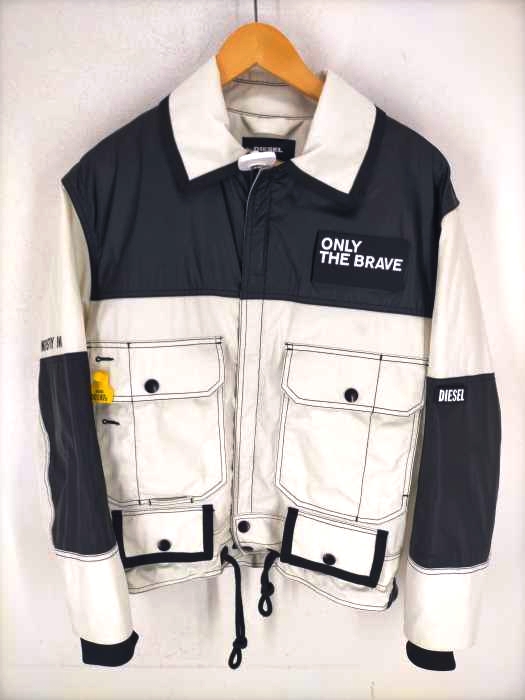 DIESEL(ディーゼル) Only The Brave バイカラー オーバーサイズジャケット メンズ JPN:XS