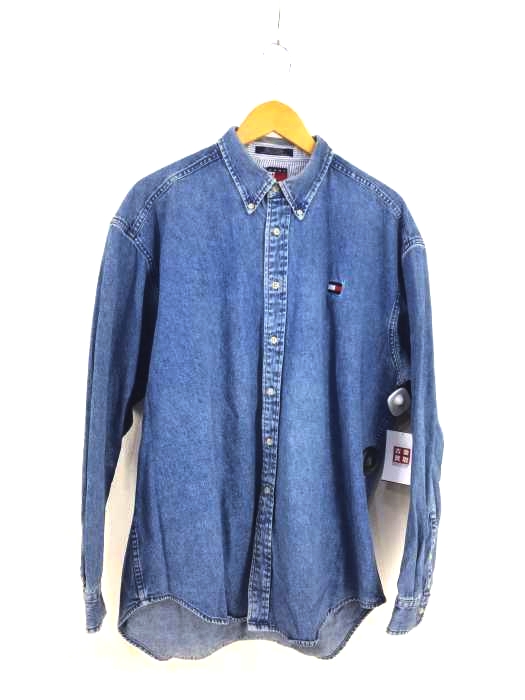 TOMMY HILFIGER(トミーヒルフィガー) 90S 刺繍デニムシャツ メンズ JPN：L