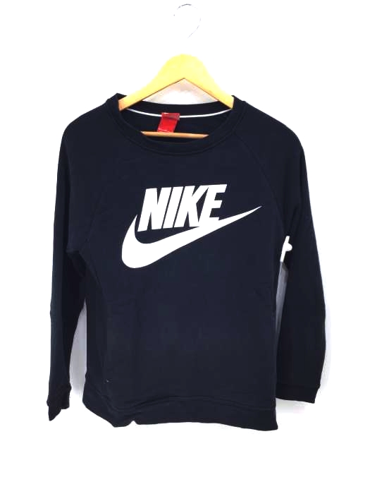 NIKE(ナイキ) ロゴプリント ラグランスウェット レディース import：M