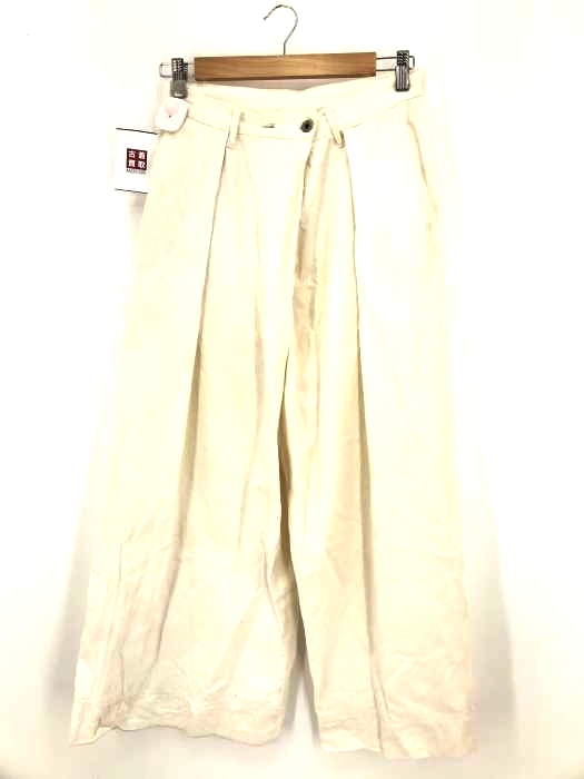 BEAMS BOY(ビームスボーイ) 別注 フロントタックパンツ ハウンドトゥース レディース JPN：2