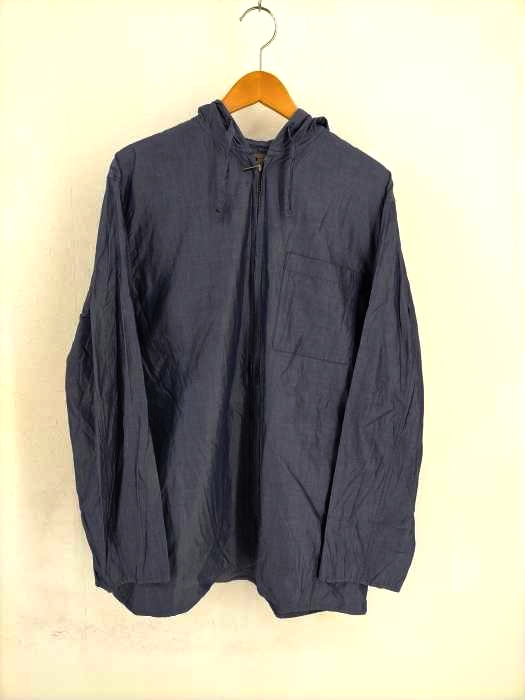 CALVIN KLEIN(カルバンクライン) シャンブレーフードシャツ メンズ JPN：M
