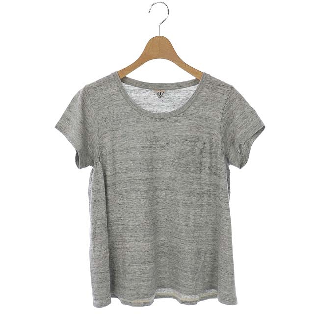 FilMelange(フィルメランジェ) ANNIE ポケット付き Tシャツ カットソー 半袖 0 杢グレー /ES ■OS レディース  0（日本サイズXS相当）