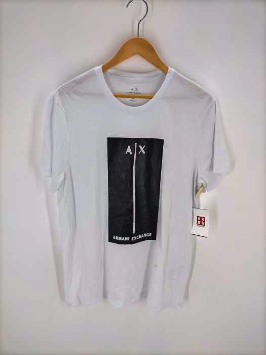 ARMANI EXCHANGE(アルマーニエクスチェンジ) BOXロゴ 半袖クルーネックTシャツ メンズ JPN：XL