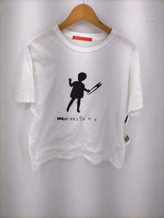 mint designs(ミント デザインズ) LOGO T-SHIRT レディース JPN：5