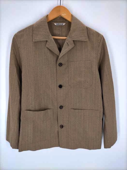AURALEE(オーラリー) 18SS WOOL SILK HERRINGBONE COVERALL レディース  1