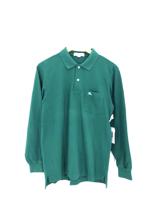 BURBERRYS(バーバリーズ) ワンポイントロゴ L/Sポロシャツ レディース import：L