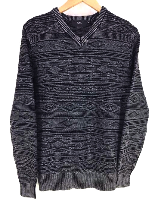 AZUL by moussy(アズールバイマウジー) CHIMAYO STONE WASHED KNIT メンズ  S