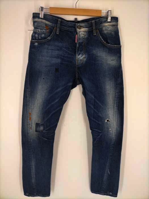ディースクエアード DSQUARED2 10SS ダメージリペア加工デニムパンツ メンズ  46