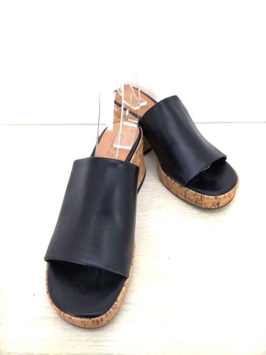 ZARA(ザラ) フェイクレザー サンダル レディース JPN：37