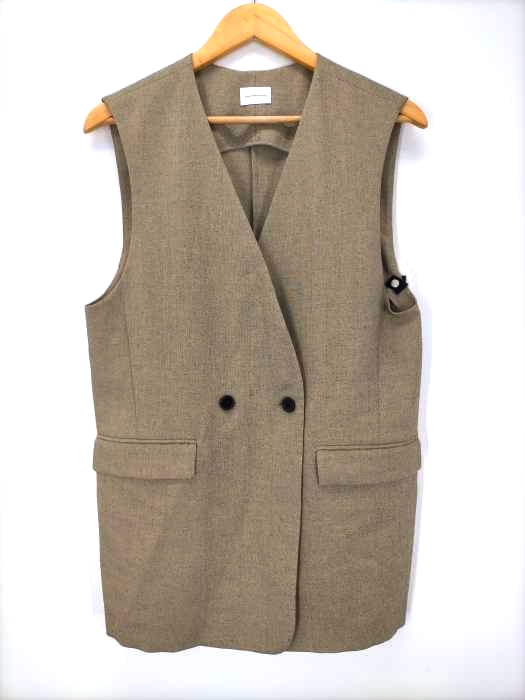UNITED ARROWS green label relaxing(ユナイテッドアローズグリーンレーベルリラクシング) スラブ オックス ベスト レディース 表記無
