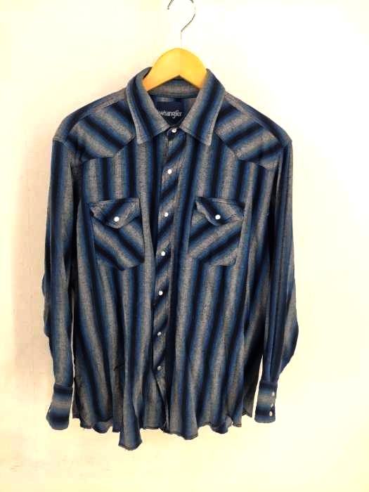 Wrangler(ラングラー) 80s スナップボタンウエスタンシャツ メンズ  1x