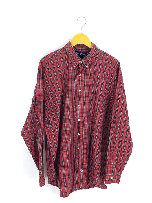 ラルフローレン RALPH LAUREN オーバーサイズ コットン ネルシャツ メンズ JPN：XL
