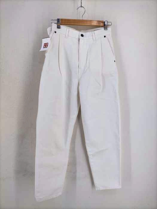 ジャーナルスタンダードレサージュ JOURNAL STANDARD Lessage ホワイトワイドデニムパンツ レディース JPN：38