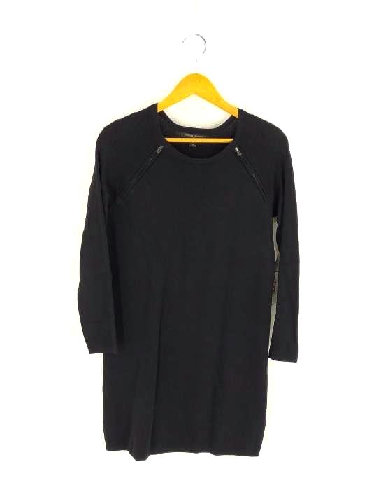 バナナリパブリック BANANA REPUBLIC ショルダージップ ニットワンピース レディース JPN：S