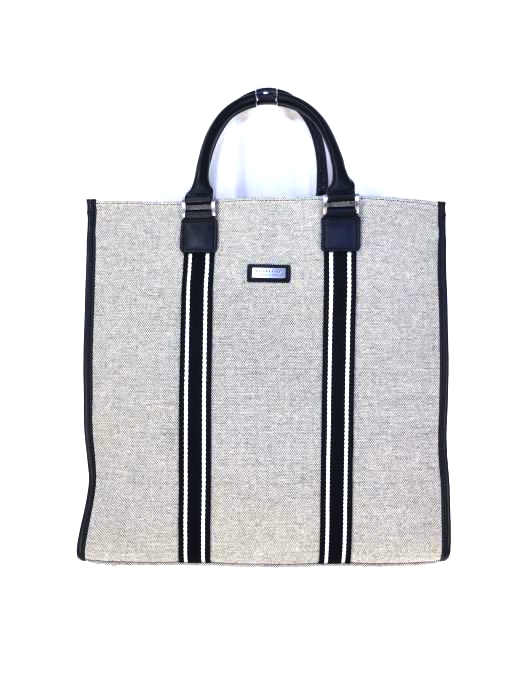 バーバリーブラックレーベル BURBERRY BLACK LABEL ロゴプレート トートバッグ メンズ 表記無