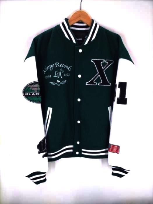 エクストララージ XLARGE 22AW OG LOGO VERSITY JACKET メンズ import：L