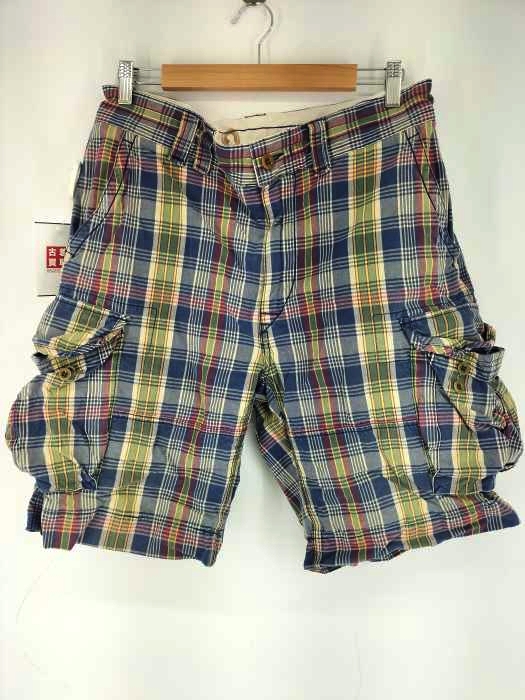 ポロバイラルフローレン Polo by RALPH LAUREN 00s マドラスチェックカーゴハーフパンツ メンズ  表記無