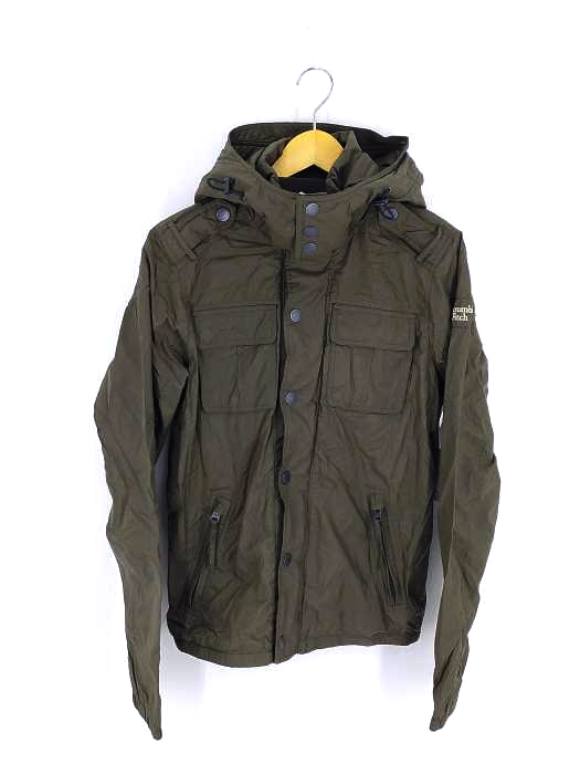 アバクロンビーアンドフィッチ Abercrombie & Fitch ナイロンフーデッドジャケット メンズ import：L