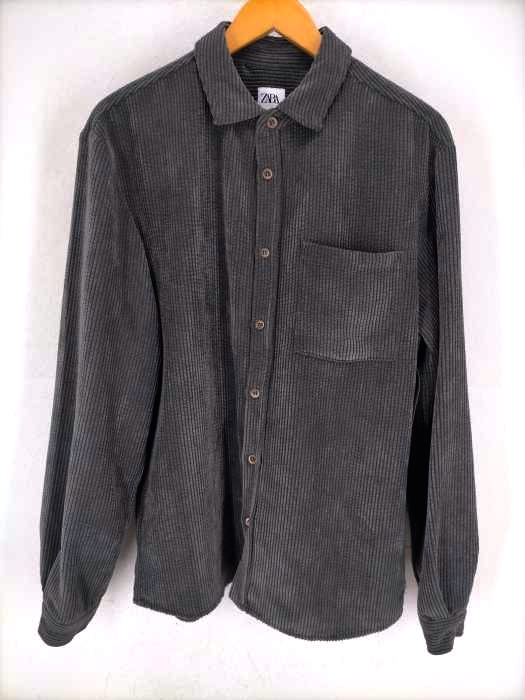 ザラ ZARA コーデユロイネルシャツ メンズ JPN：M