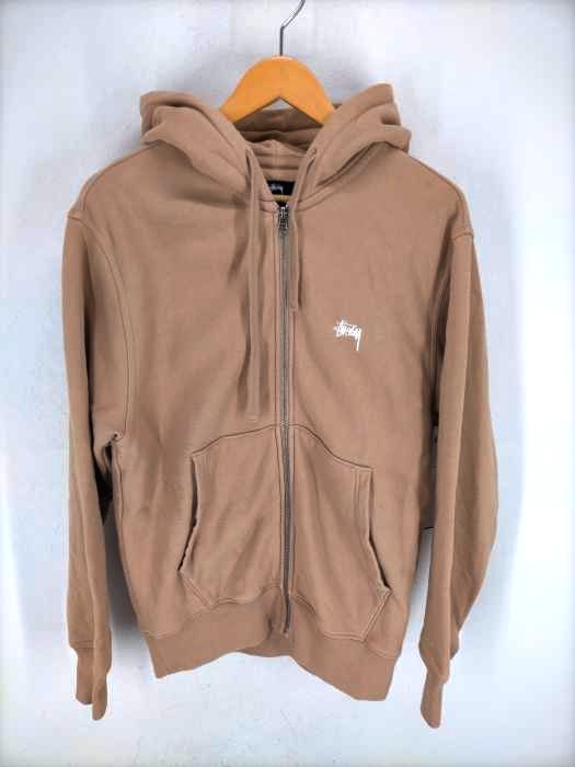 ステューシー Stussy ロゴ刺繍ジップアップパーカー メンズ JPN：S