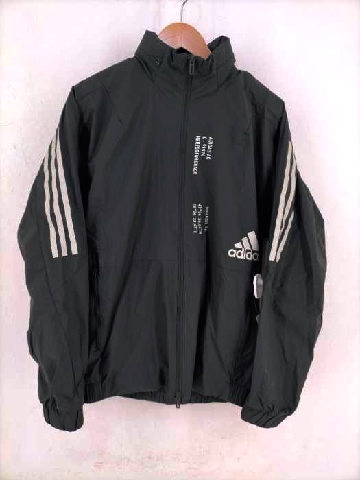 アディダス adidas 裏起毛 ウインドブレーカー メンズ JPN：M