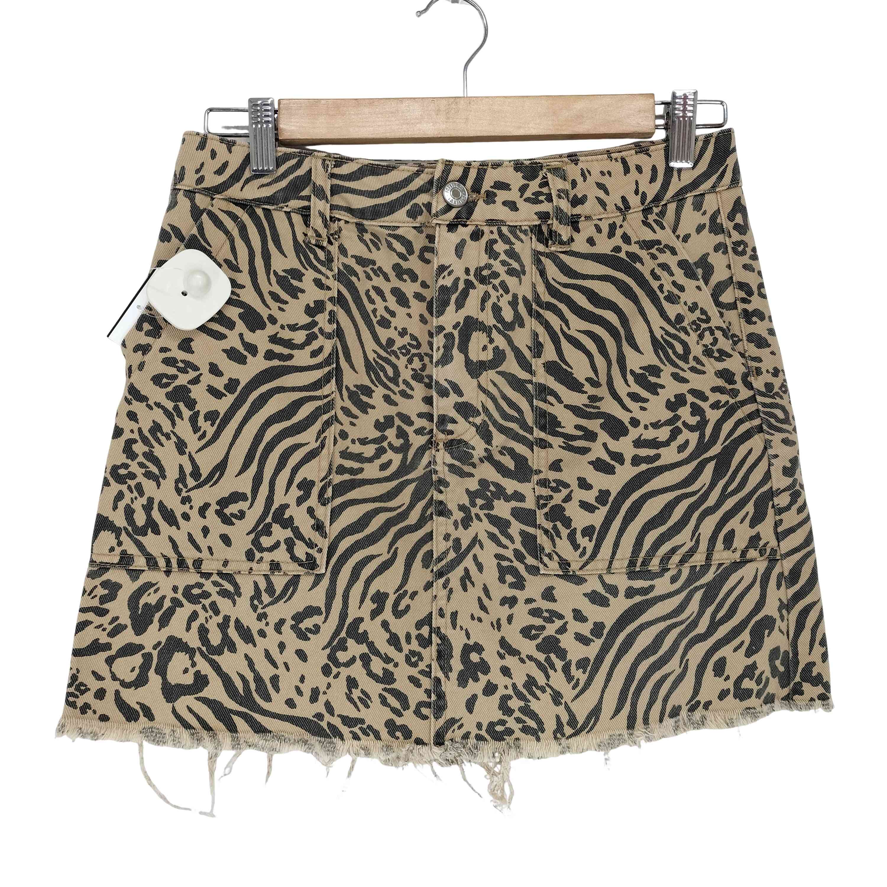 FOREVER 21(フォーエバー21) レオパードミニスカート Y2K レディース M【中古】【ブランド古着バズストア】
